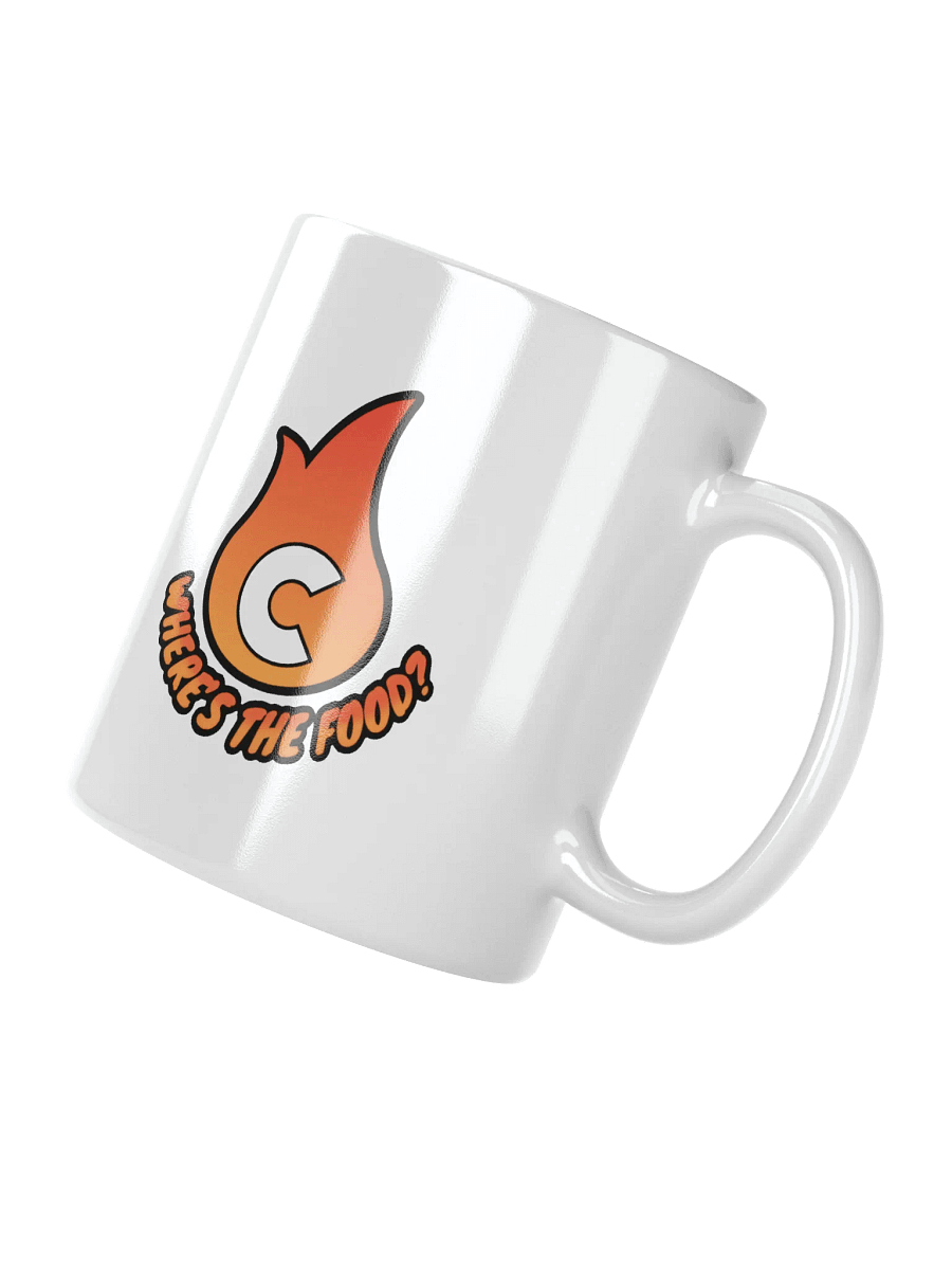 Where's The Food White Glossy Mug product image (6)