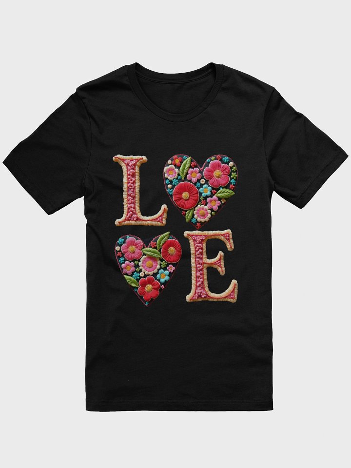 Embroidered Love Floral T-Shirt product image (2)
