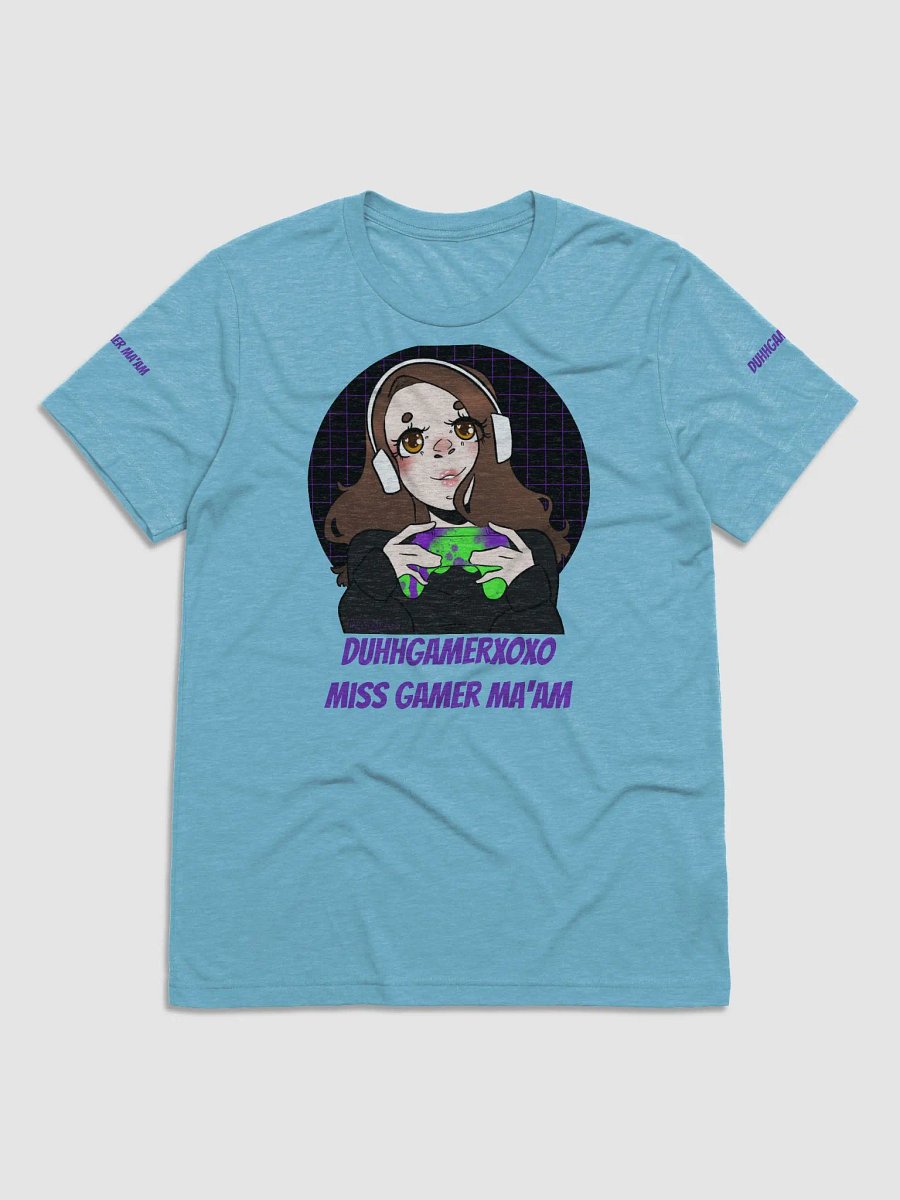 DuhhGamerXOXO/Miss Gamer Ma'am T-Shirt - Purple Text product image (1)