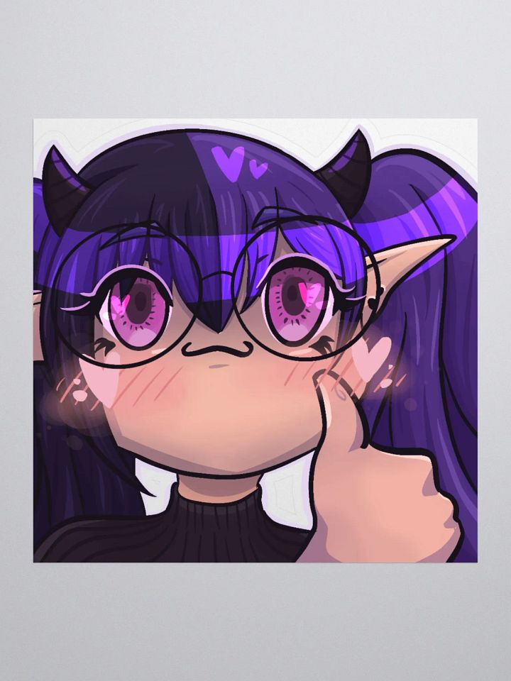 Sleepy Thumbs Up Emote Sticker product image (3)
