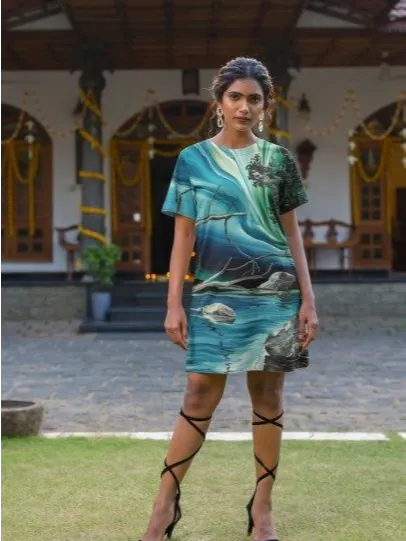 Magic Reflection, T-Shirt Dress product image (2)