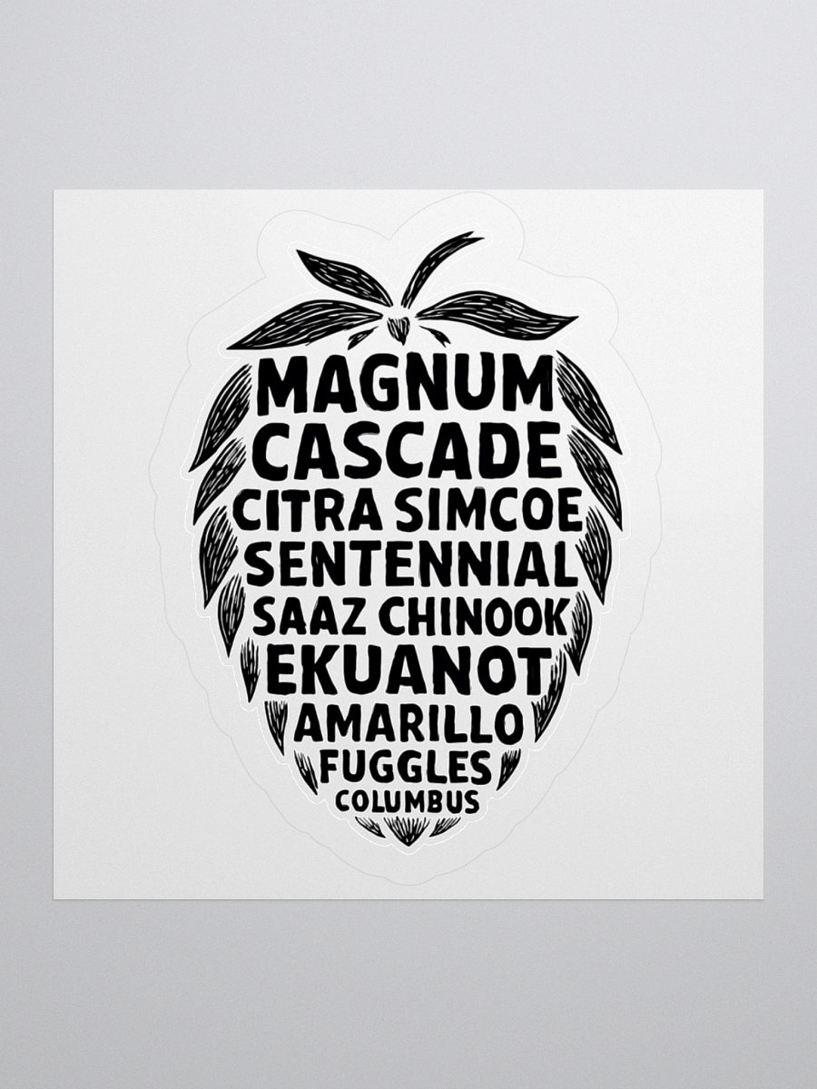 Hop Varieties Sticker product image (2)