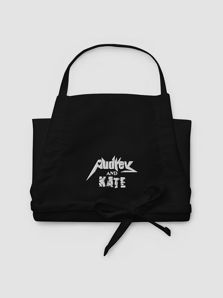 Audrey and Kate Official Square White Embroidered Cooking Apron product image (2)
