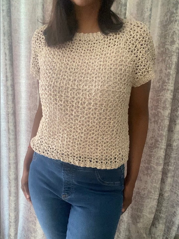 Crochet V Stitch Sweater or Top Written Pattern product image (2)