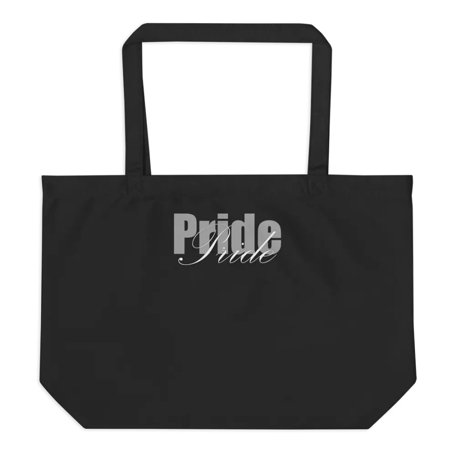 Crystal Pride Heart Cotton Tote Bag product image (7)