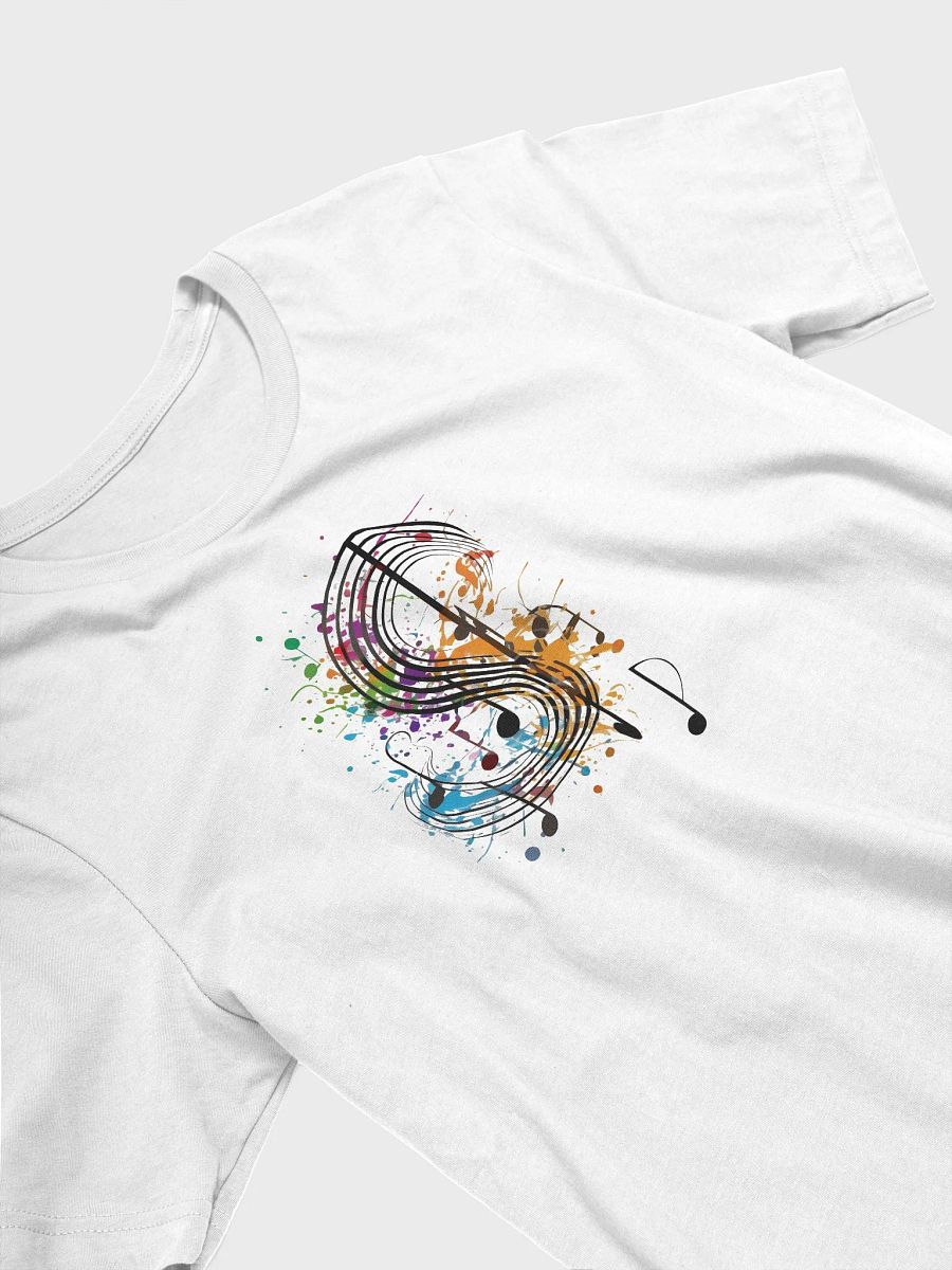 Music Note Splatter T-Shirt (Bella+Canvas Supersoft) product image (3)