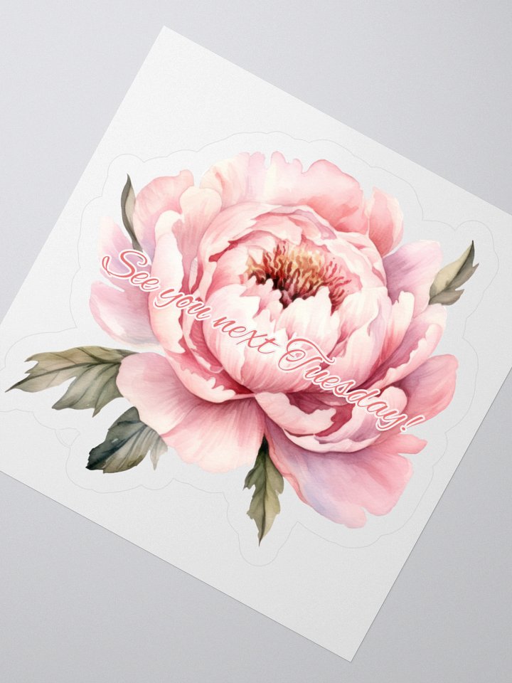 Peony Perfection Kiss Cut Stickers product image (4)