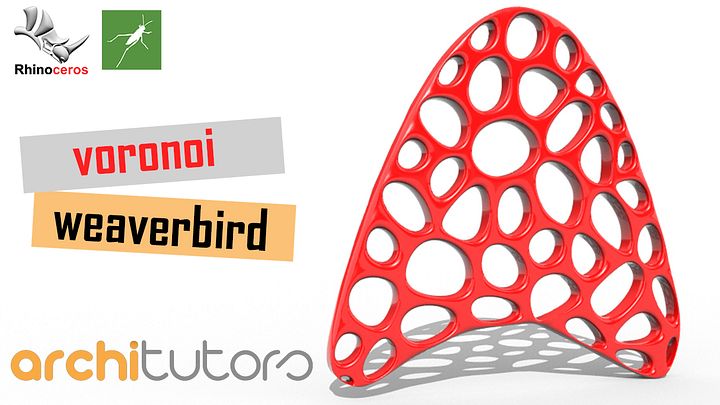 Weaverbird & Voronoi Parametric Wall Design Grasshopper Rhino Files Download product image (1)