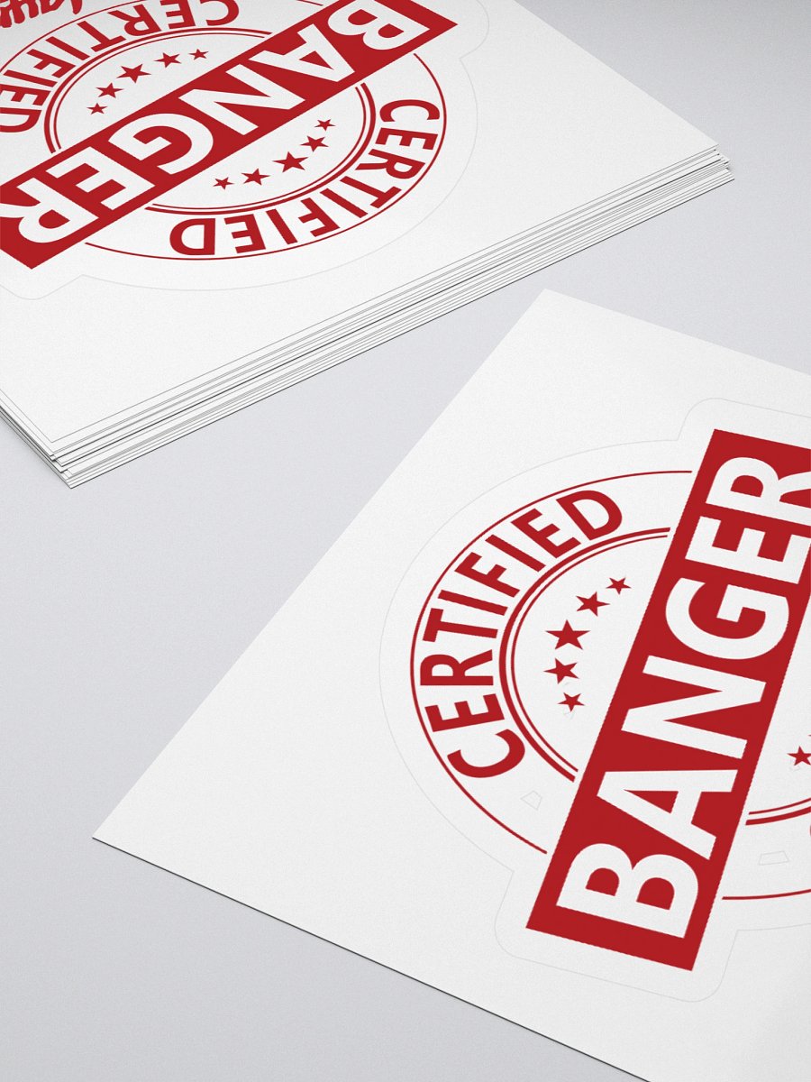 Certified Banger Sticker – De Layna Approved 🔥 product image (12)