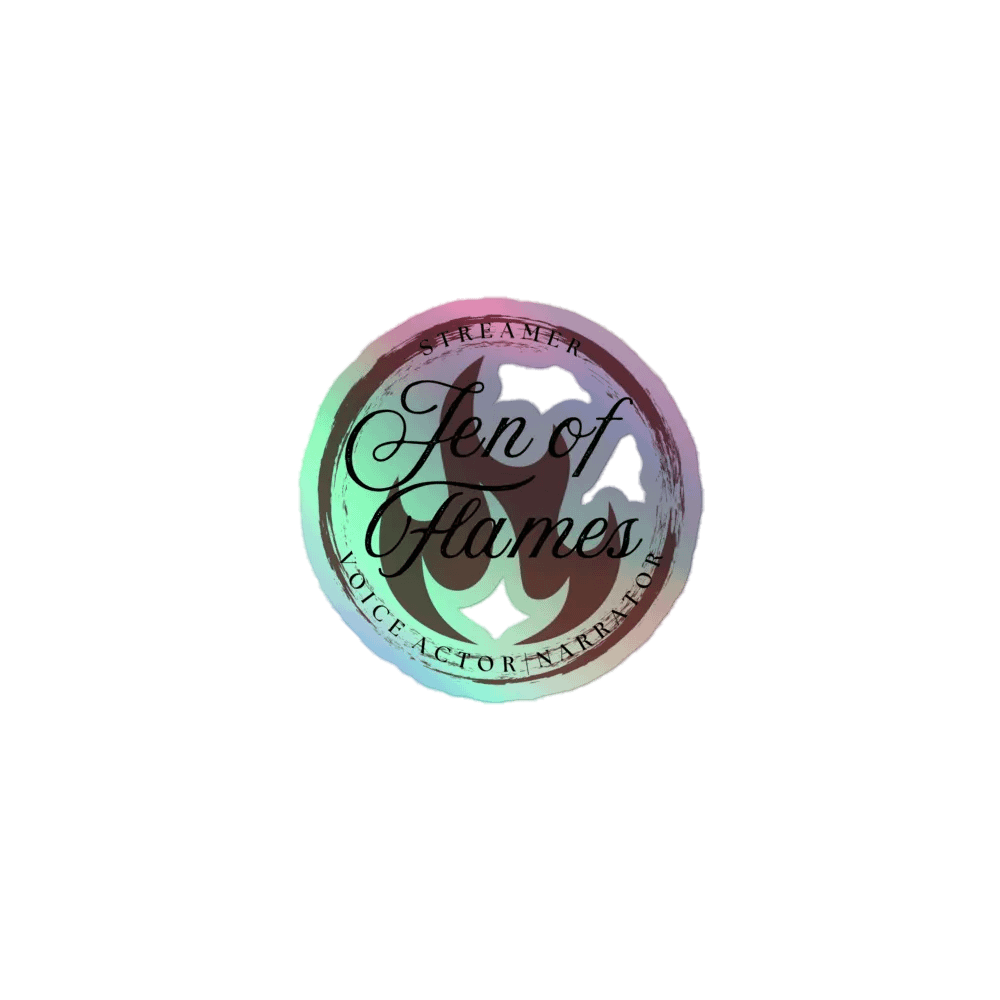 Dark Logo Holo Sticker product image (1)