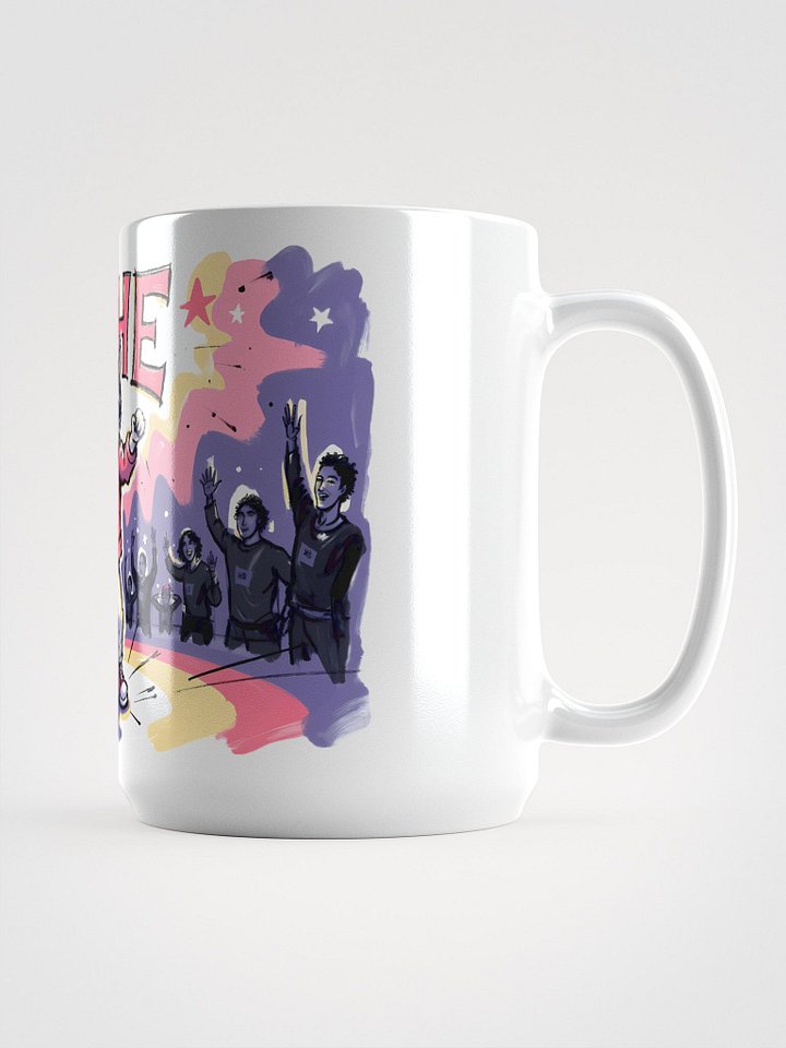Colorful Cat Concert Mug | 'HEHE' Design product image (1)