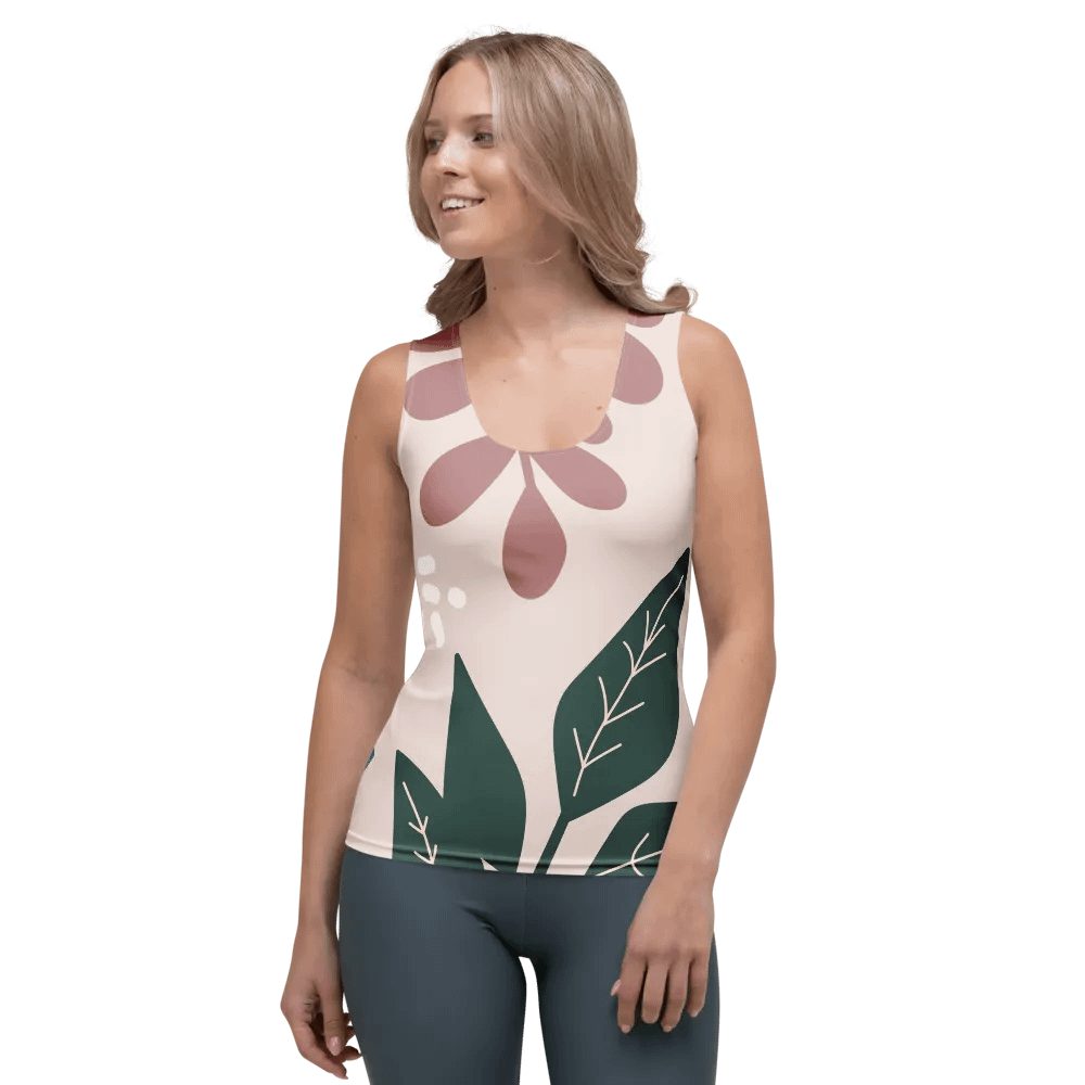Botanical Bliss All-Over Tank Top product image (1)