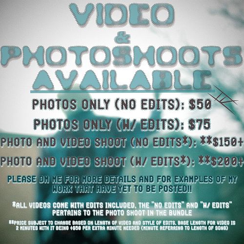 JUST A REEL SHOWING YALL SOME OF THE WORK IVE DONE, GET AT ME FOR SHOOTS PRICES IN THE VIDEO MORE DETAILS IN MY DMS!! 

MODEL...