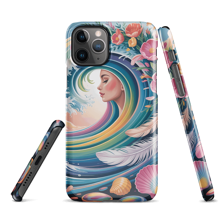 Emotional Wave Art iPhone Case product image (2)