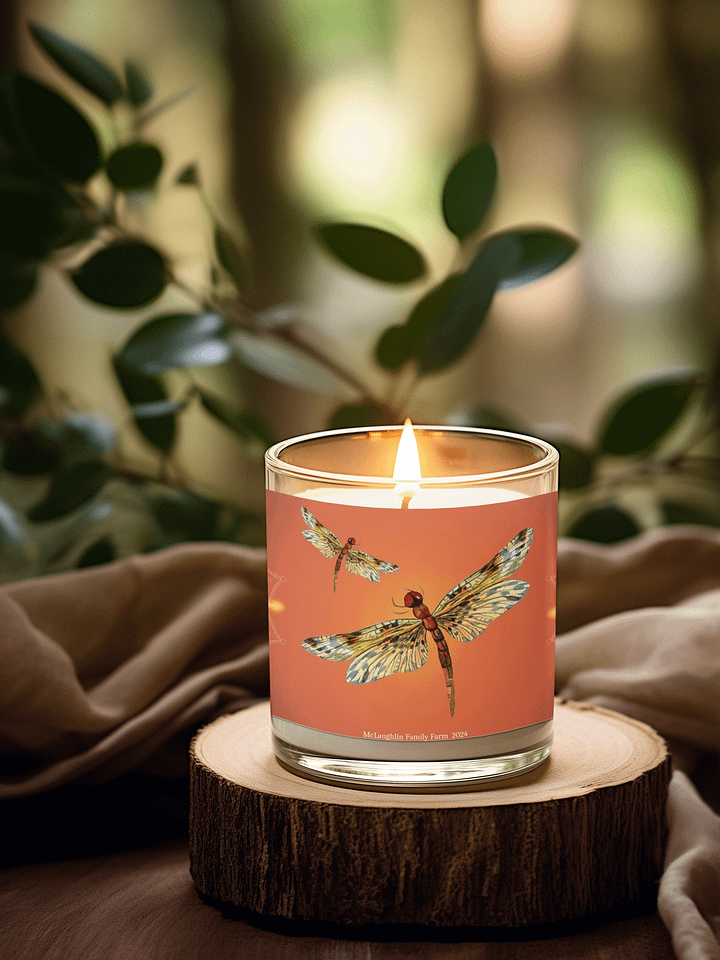 Dragonfly Soy Wax Candle | Embrace Transformation | Experience the Freedom of Flight | Illuminate Your Space with Joy | Find Peace in Nature's Beauty | A Touch of Whimsy for Your Home product image (1)