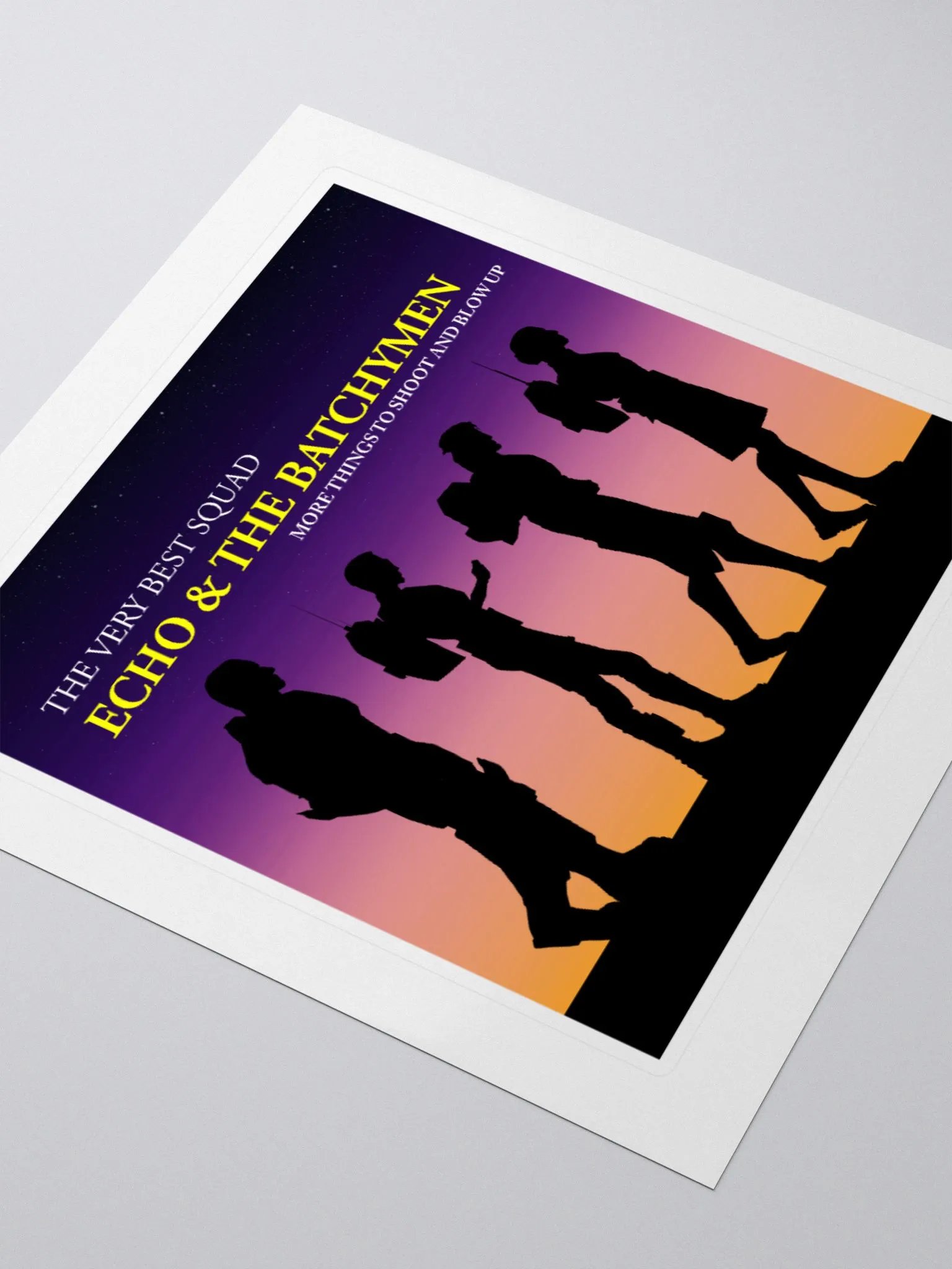 Echo & the Batchymen Sticker product image (12)