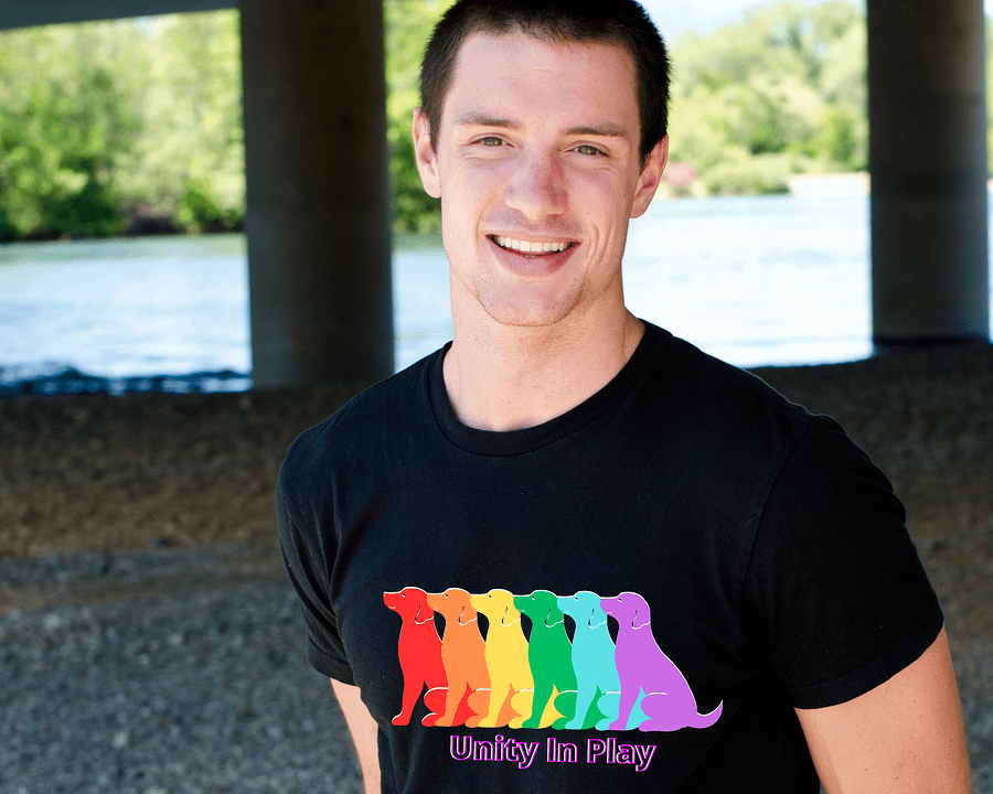 Cool Dog Apparel, Unity In Play Rainbow Dogs product image (3)