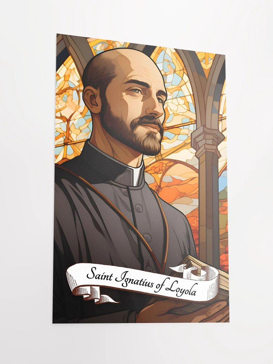 Saint Ignatius of Loyola Patron Saint of Good Decisions, Soldiers, Educators, Religious Retreats, Matte Poster product image (4)