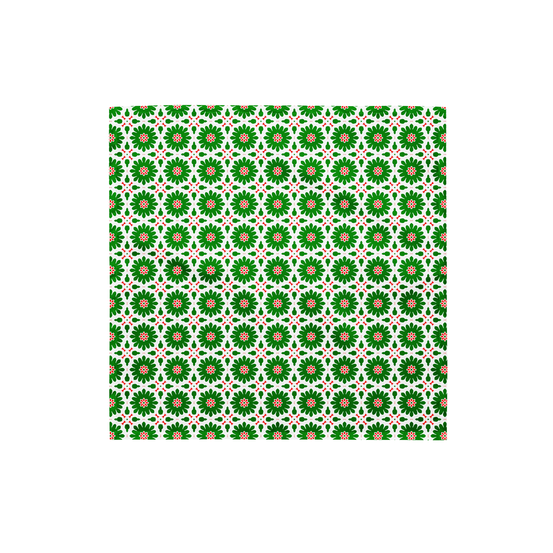 Green Holiday Bloom - Holiday Bandana Series product image (1)