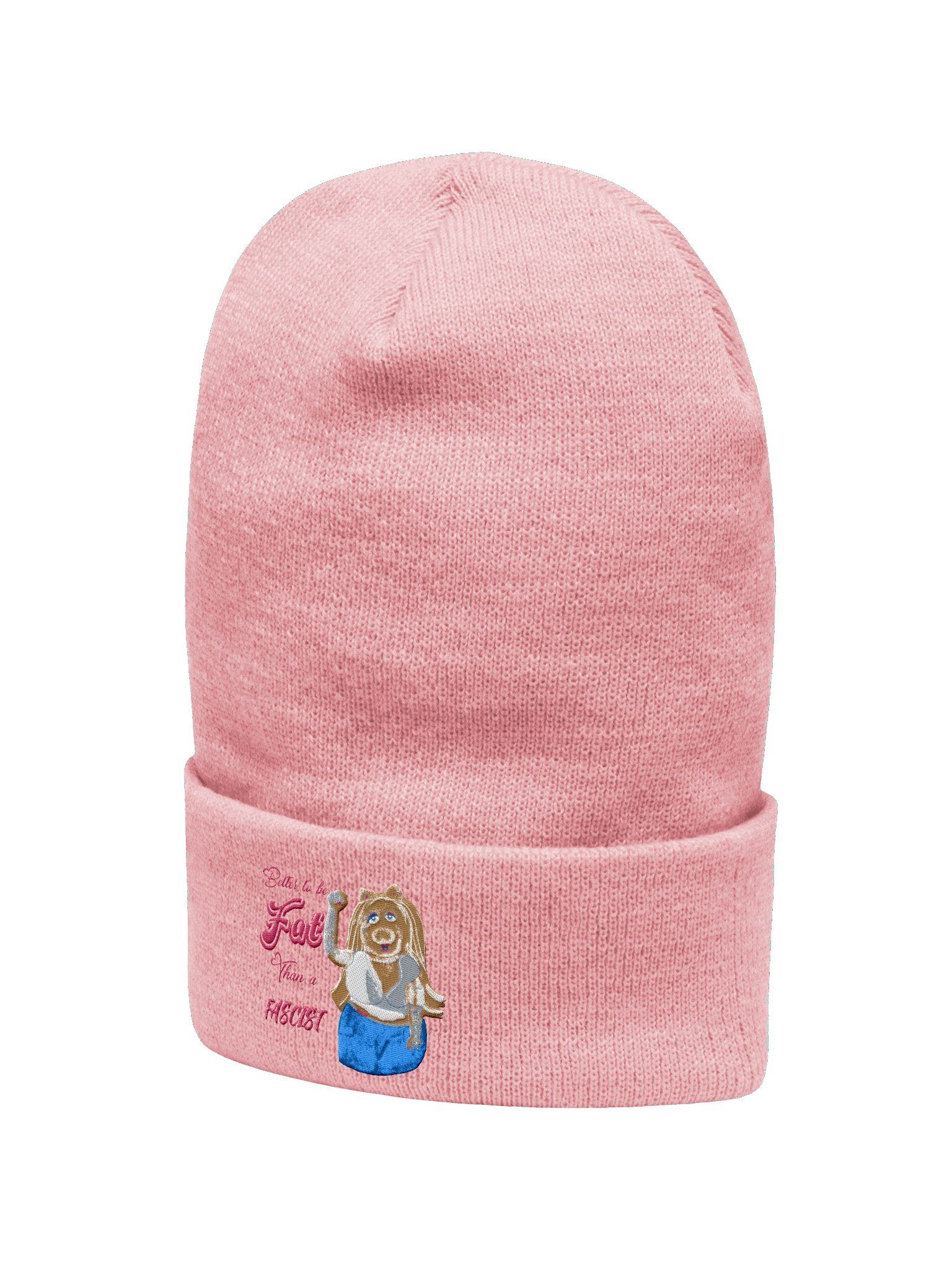 Better Fat than Fascist Piggy Beanie product image (2)