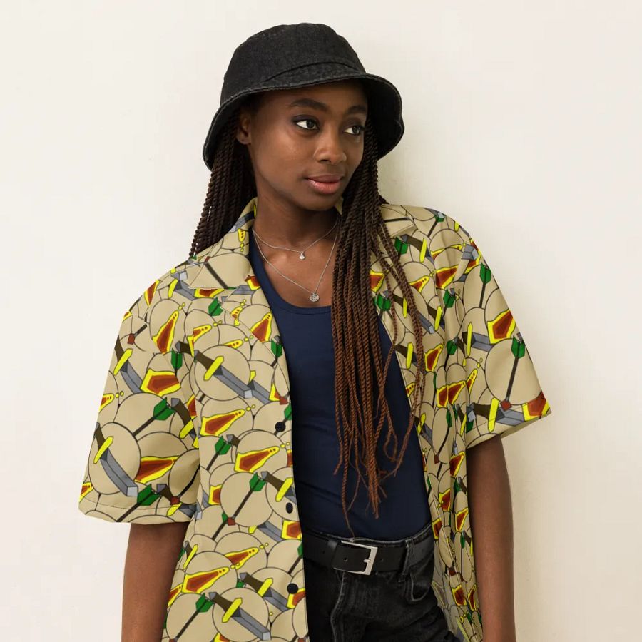 Protection Prayer Button Up product image (6)