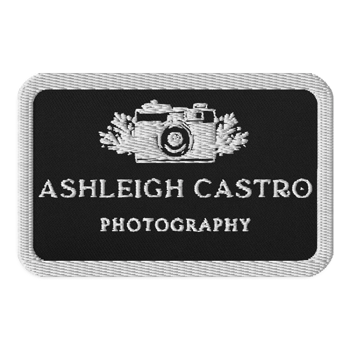 Botanical Camera Logo Rectangle Patch product image (1)