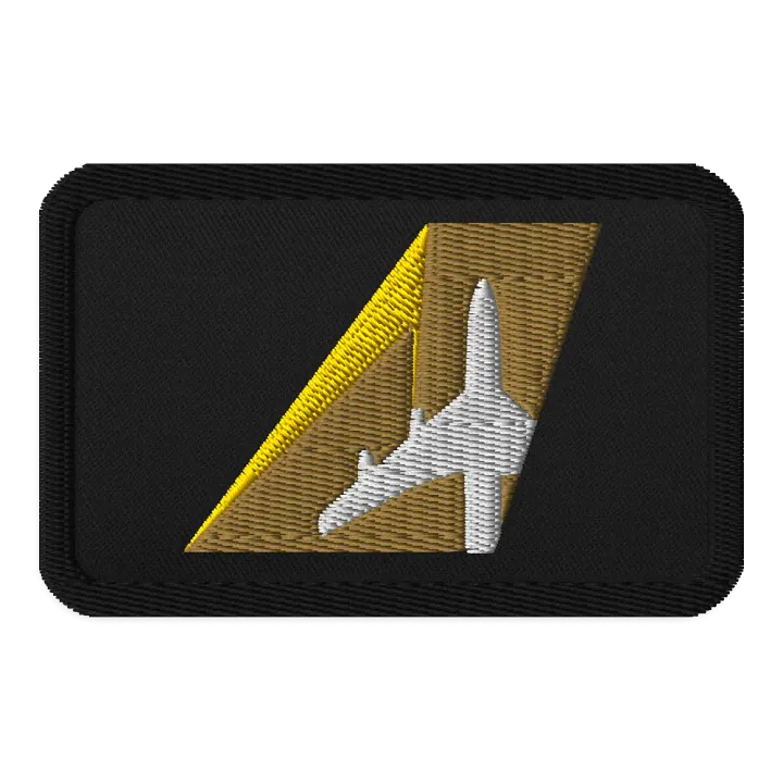 James Warren-Oliver Two-Tone Gold Tailfin - Embroidered Patch product image (1)