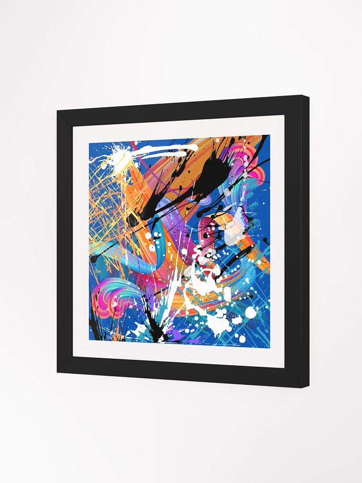 Raging Rapids Abstract Framed Poster product image (6)