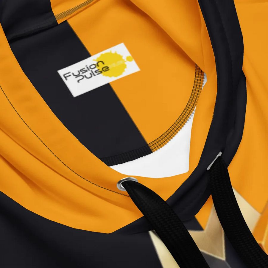 Majestic Leo Zodiac Hoodie with vibrant, metallic gold Lion product image (8)