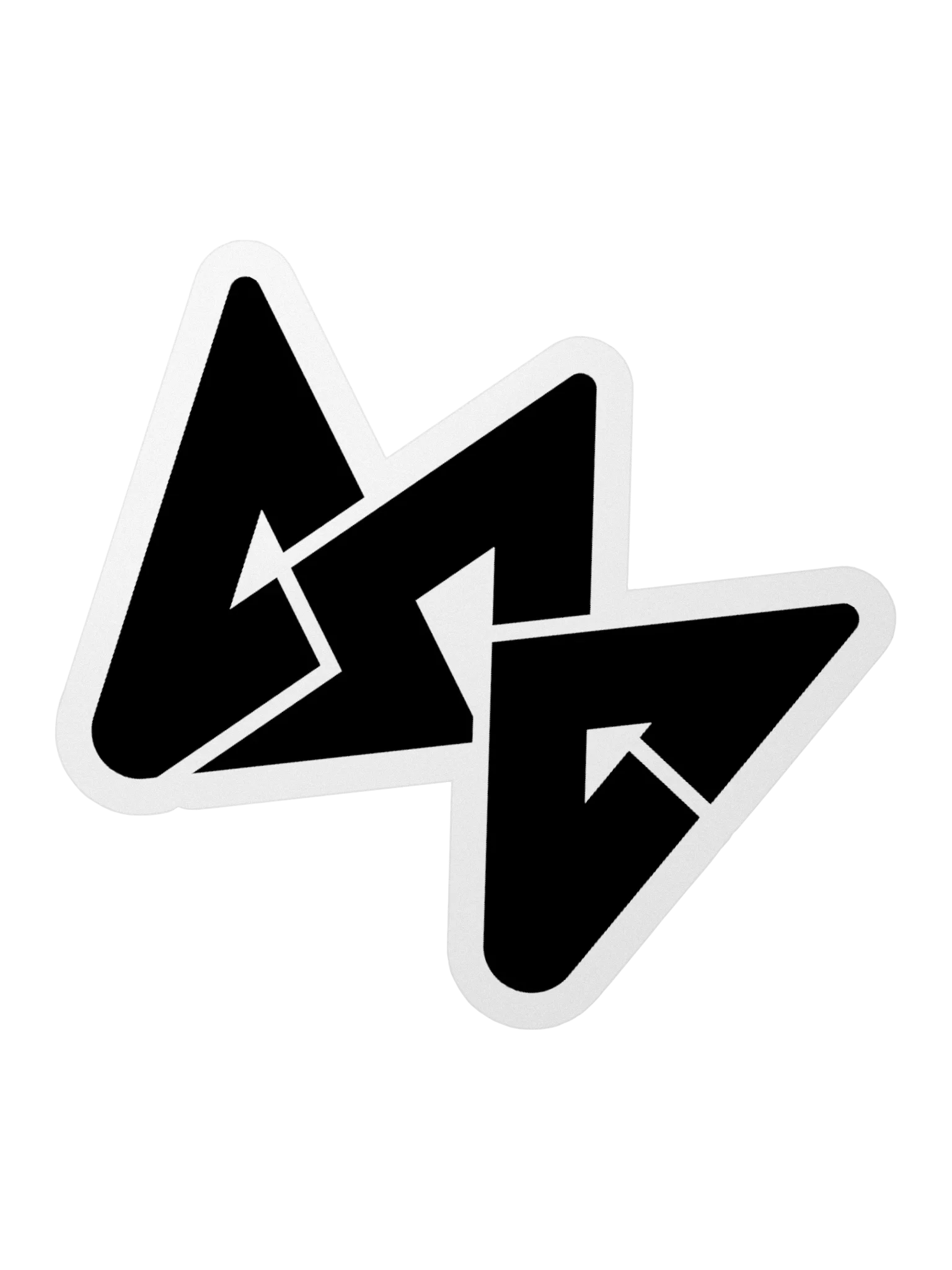 CSG Logo Sticker (3" x 3") - Black product image (2)