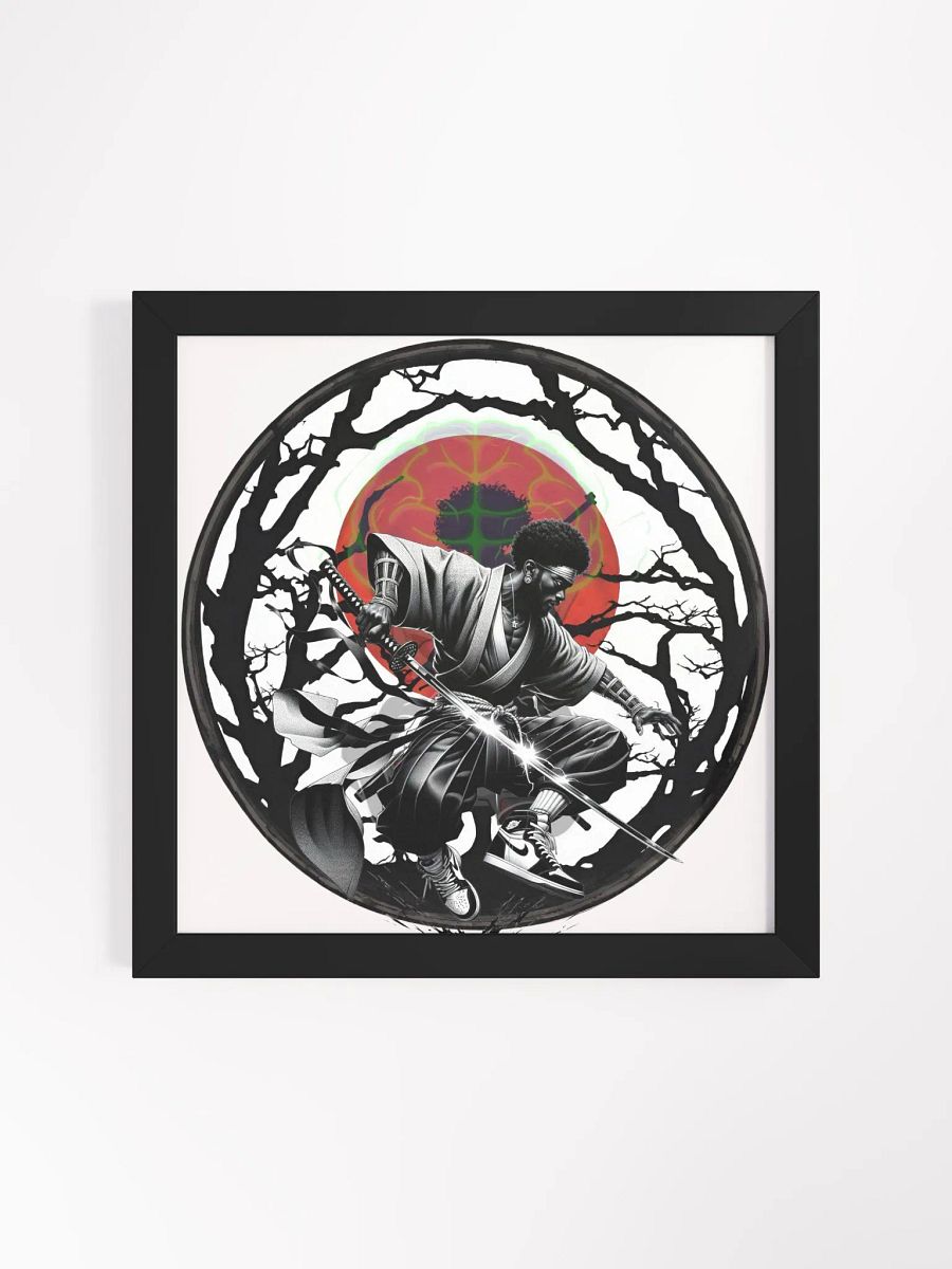 Black Samurai Framed 12 x 12 product image (1)
