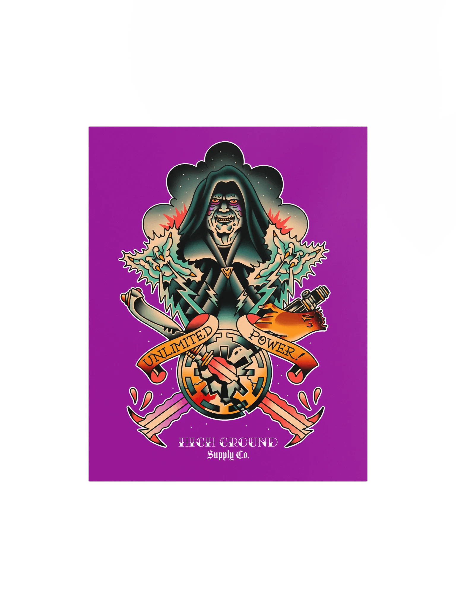 Unlimited Power- Flash Print Windu Purple product image (1)