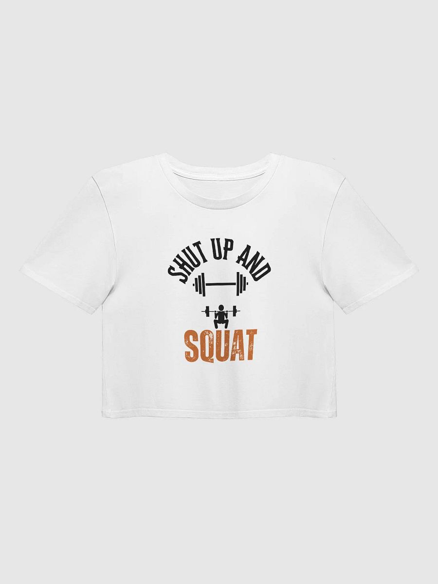 Squat Workout Top I Funny Festival Crop Top I Women's Gym Wear product image (1)