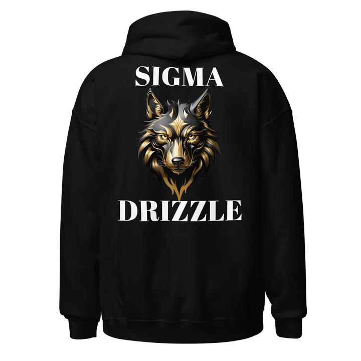 SIGMA DRIZZLE WOLF HOODIE (BLACK) product image (1)