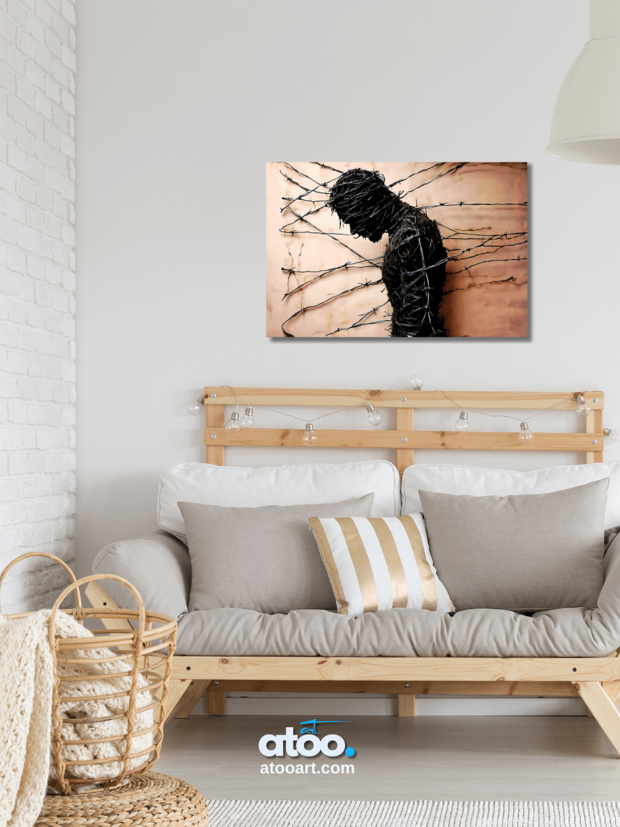 Be Free to Yourself Collection | Don't Think Too Much | Canvas Painting product image (4)