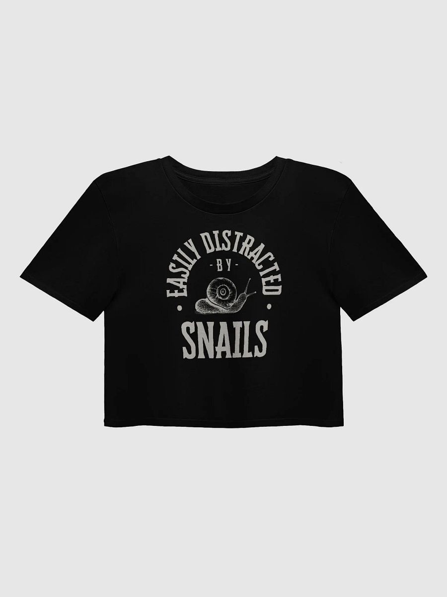 Easily Distracted by Snails Premium Crop Top product image (1)