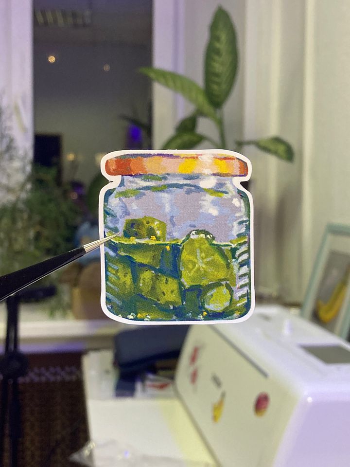 Cucumbers by my grandmother sticker product image (1)