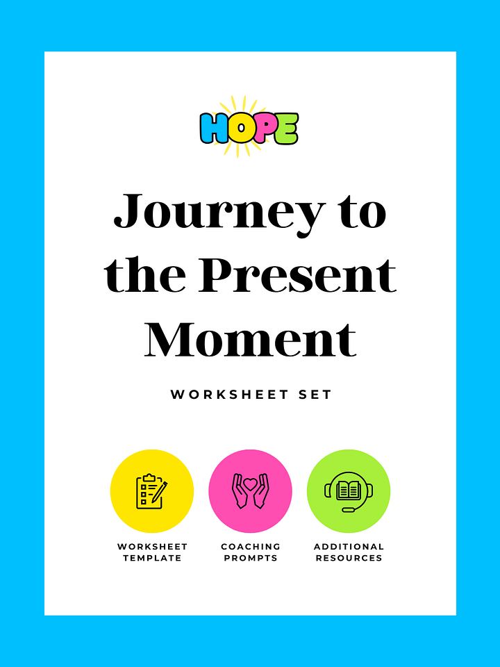 Journey to the Present Moment: Mindfulness Worksheet Set product image (1)
