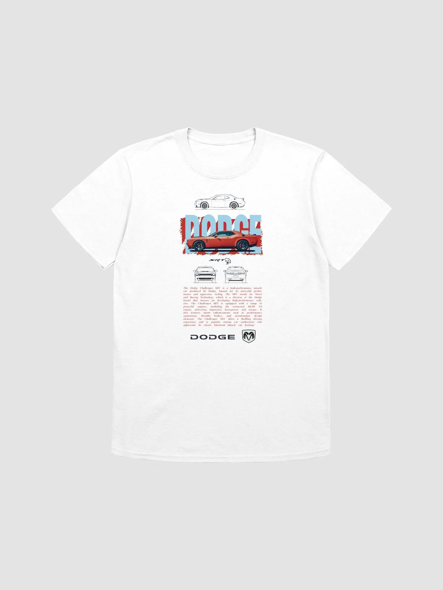 DODGE Unisex Sports Car T-Shirt product image (1)