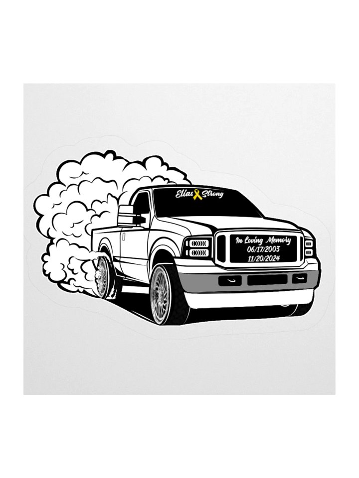 Elias Brandt Memorial Truck Sticker (Indoor) product image (1)