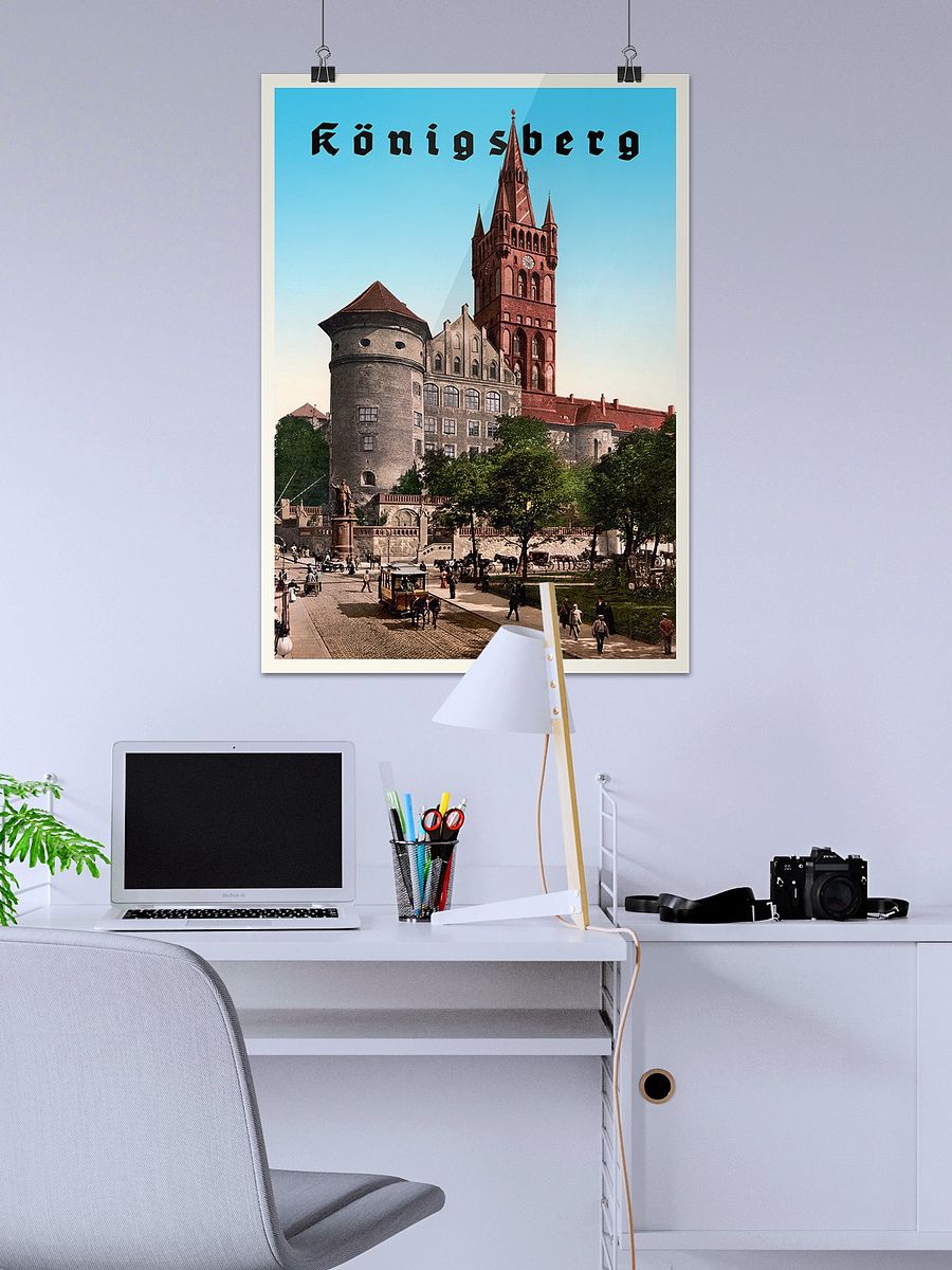 Konigsberg/Königsberg, Prussia, Germany, 1894 — retro vintage travel poster product image (2)