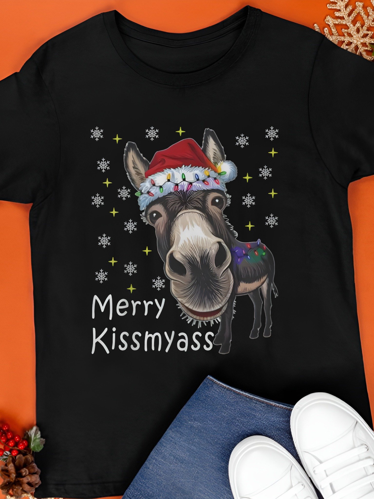 Merry KissMyAss Donkey Shirt product image (1)