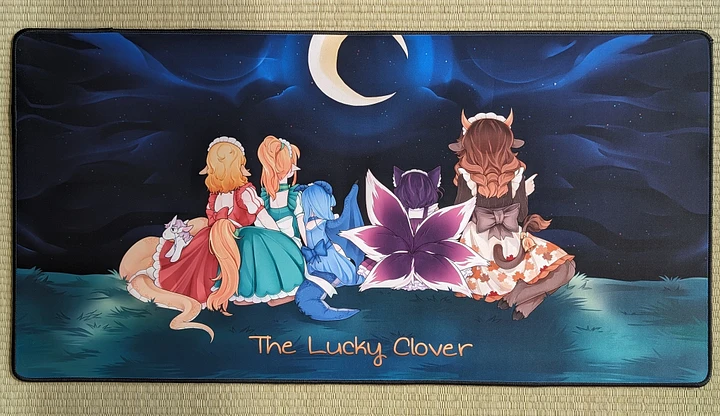 The Lucky Clover Desk Mat product image (1)