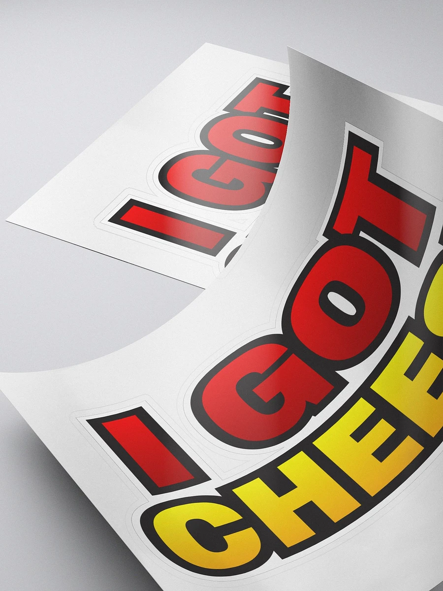 I GOT CHEESE Sticker product image (4)