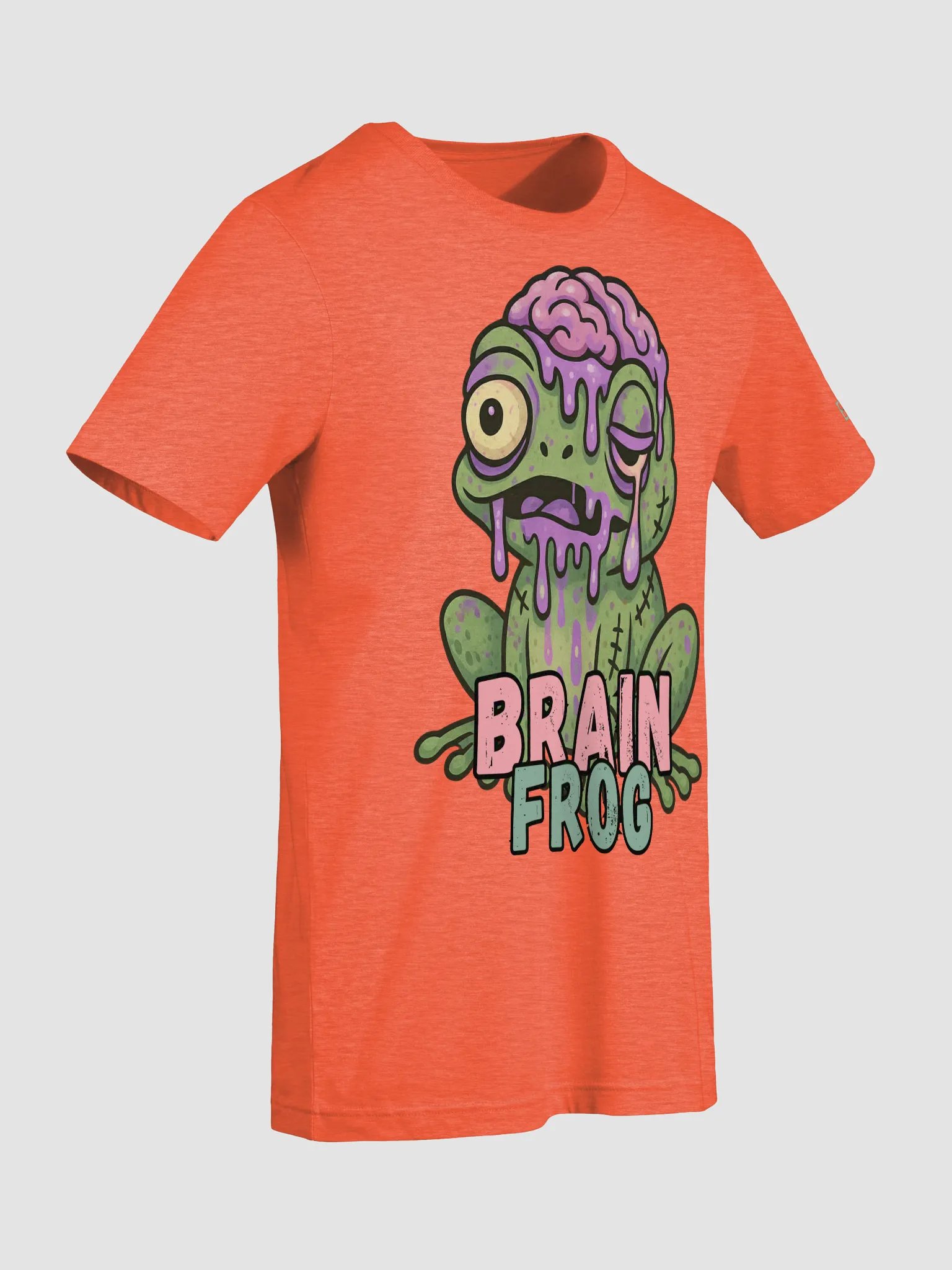 Zombie Brain Frog Tee product image (9)