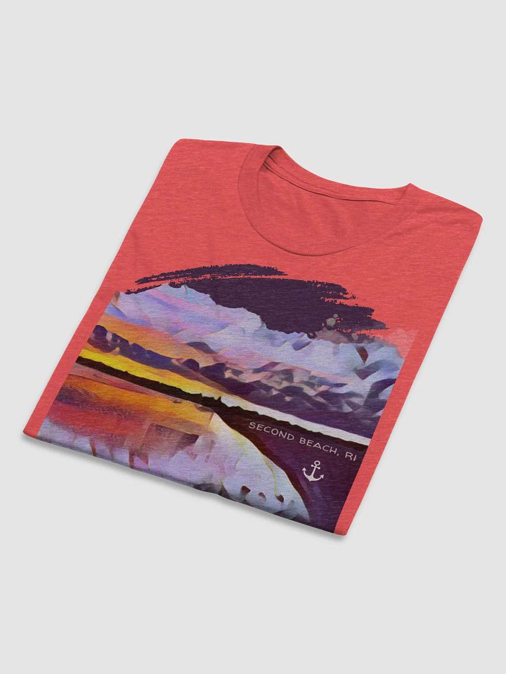 Sachuest Beach (Second Beach) Sunset Tri Blend T-Shirt (11 Colors) product image (1)