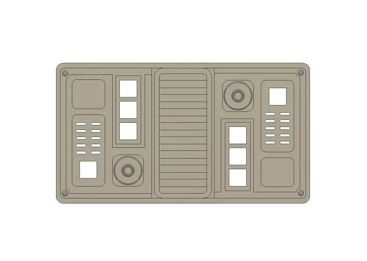 Star Wars Galaxy's Edge Control Panel V2 3D Model product image (2)