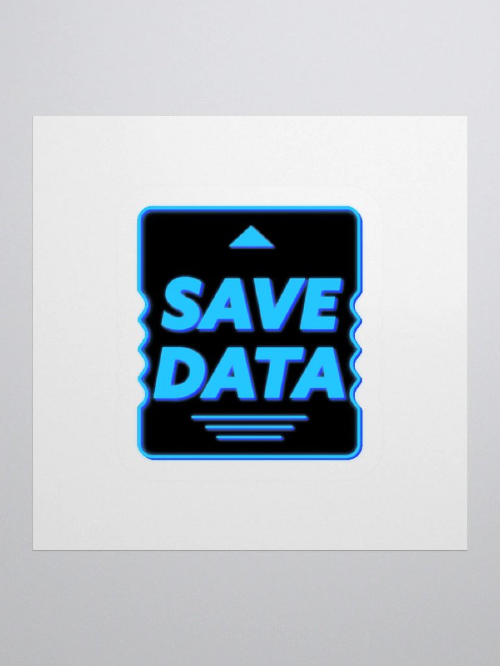 Save Data Logo Sticker product image (1)