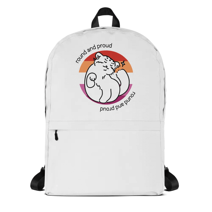 Round and Proud Manul Lesbian Version - Backpack product image (1)