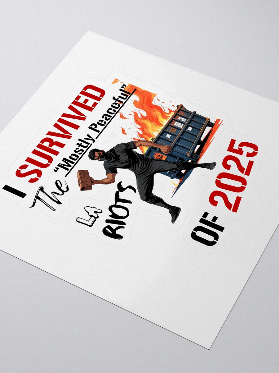 Mostly Peaceful Riot Sticker product image (3)